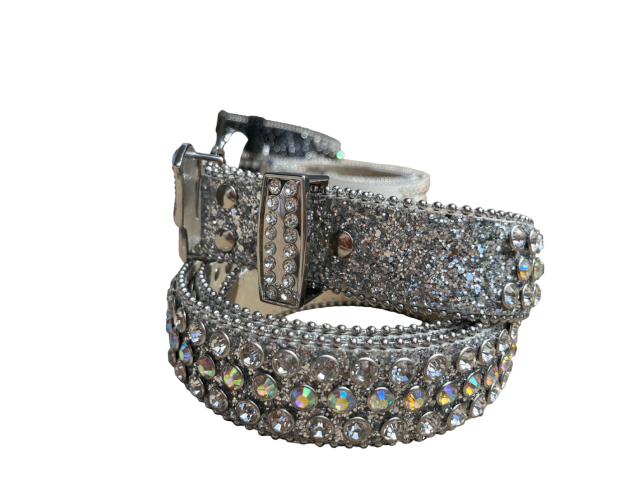 Opium heart belt [silver] – Y2KStar